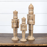 Whitewashed Tabletop Nutcracker
