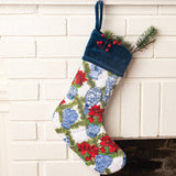 Poinsettias Quilted Stocking