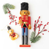 Hand Painted Teddy Bear 15" Nutcracker