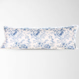 Charlotte Vintage French Floral Toile Throw Pillow