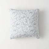 Charolais Soft Blue Scrolls Throw Pillow