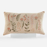 Felicia Embroidered Floral Lumbar Pillow