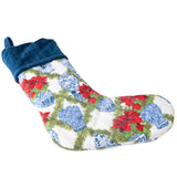 Poinsettias Quilted Stocking