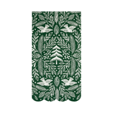 Winter Woodland Scalloped Paper Dinner Napkin