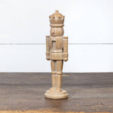 Whitewashed Tabletop Nutcracker