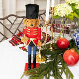 Hand Painted Teddy Bear 15" Nutcracker