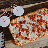 Handforged Stainless Steel & Copper Bicycle Pizza Cutter
