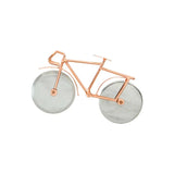 Handforged Stainless Steel & Copper Bicycle Pizza Cutter