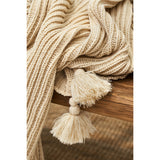 Nicole Lane Tassel Throw Blanket
