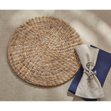 Braided Hyacinth Round Placemats (Set of 4)