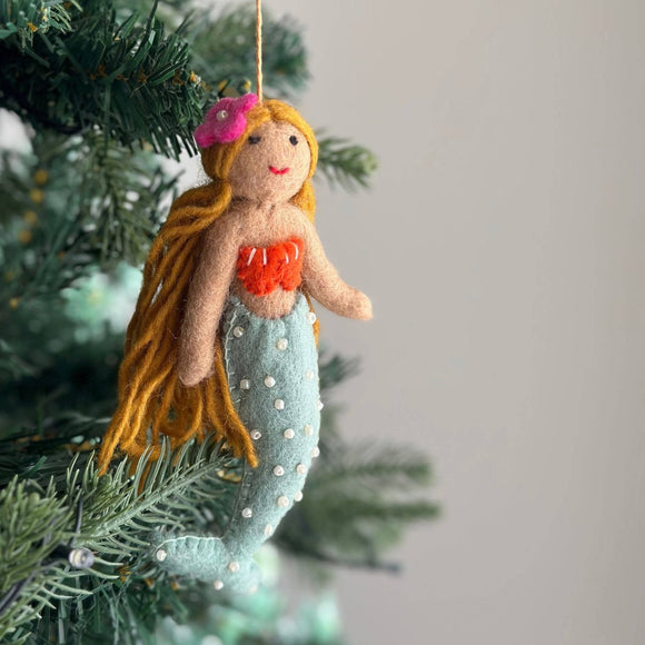 Felt Mermaid Ornament