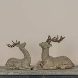 9.25" WOVEN DEER