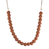 Amos Terracotta & Jute Farmhouse Bead Garland