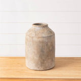 Garden Muse Antiqued Gray Vase
