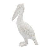 White Standing Pelican