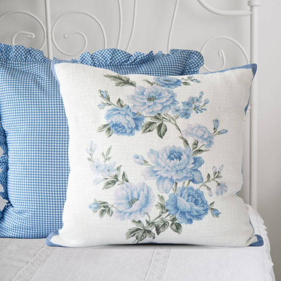 Scarlett Vintage Roses Throw Pillow 22