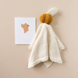 Lovey Bee Cream Baby Gift Blanket Toy Spring Cuddle Cloth