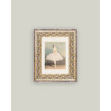 Ballerina Framed Antique Art: 12x16