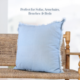 Magnolia Ticking Stripe Pillow 22" x 22"