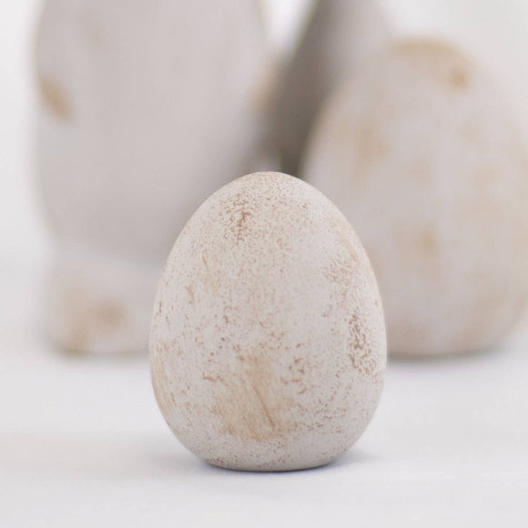 Aubrey Antique Grey Egg Decor