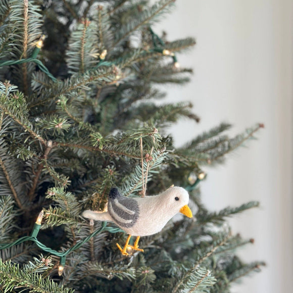 Felt Seagull Ornament