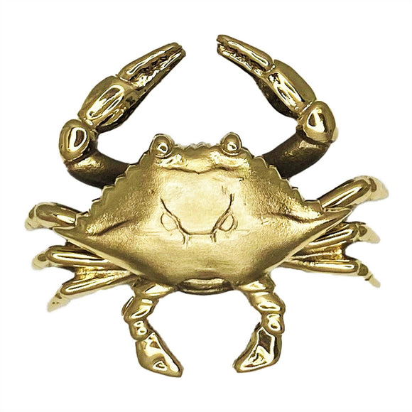 Handcrafted Brass Crab Door Knocker