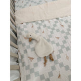 Goosey Gander Fur Lined Cot Blanket