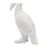 White Standing Pelican