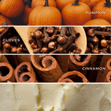 Pumpkin Spice Soy Candle - 8 oz Pumpkin Jar, Fall Gift