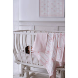 Pink Ribbon Organic Cotton Double-Sided Blanket