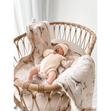 Nightingale Fur Lined Organic Cotton Blanket