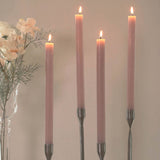 Dusty Rose Hanging Taper Candles