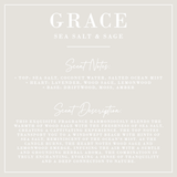 GRACE | Sea Salt + Sage Reed Diffuser