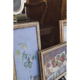 Flowers in a Glass Vase by Monet Framed Antique Art (7x12)