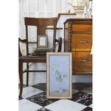 Flowers in a Glass Vase by Monet Framed Antique Art (7x12)