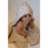 Delicate Neutral Branches Organic Cotton Bath Towel