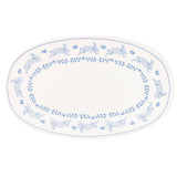 Bunny Oval Bamboo Tray