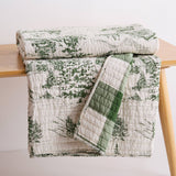 Winter Sleigh Ride Quilted Throw