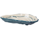 Oyster Shaped Stoneware Dish