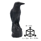 Perched Raven Pillar Candle