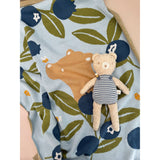 Blanket Blueberry Bear Bee Organic Cotton Baby Blanket