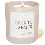 Favorite Sweater 15 oz Soy Candle