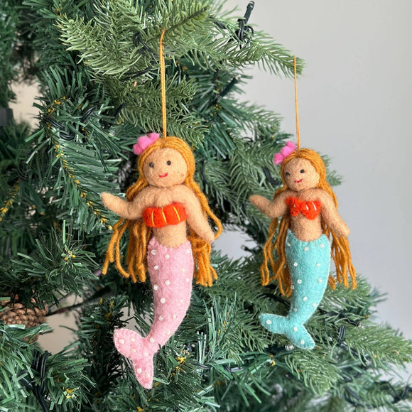 Felt Mermaid Ornament