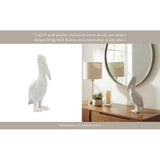 White Standing Pelican
