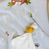 Lovey Bee Cream Baby Gift Blanket Toy Spring Cuddle Cloth