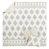 Kamira Quilt Set: Spa / Full/Queen