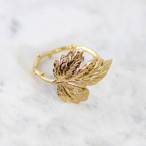 Maple Leaf Napkin Ring Set