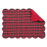 Christmas Red Plaid Placemat (Set of 4)