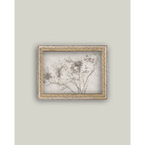 Rose Bush Framed Antique Art: 10x8