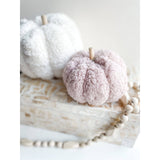 Handmade Plush Sherpa Decorative Pumpkins